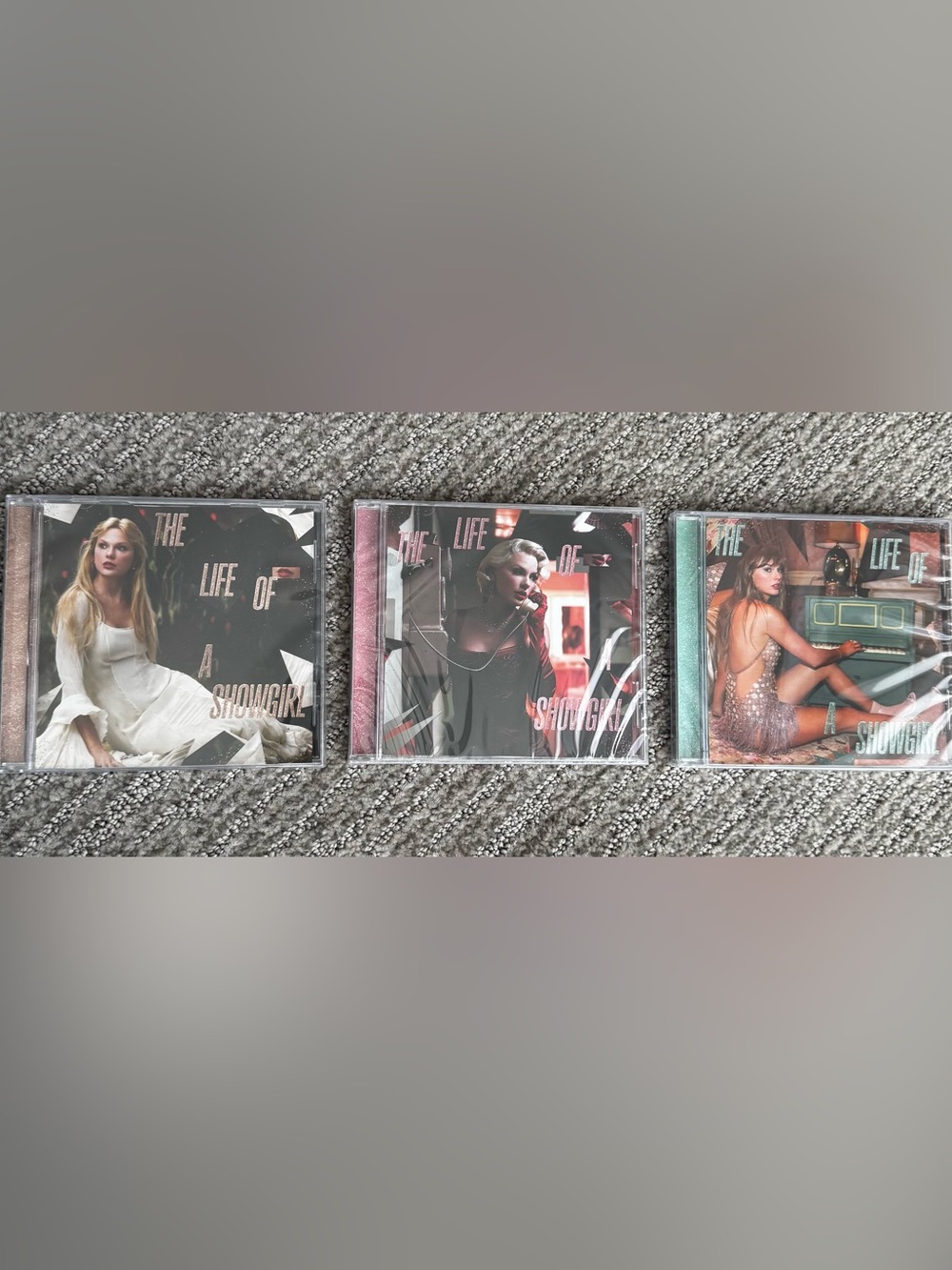 The Life of a Showgirl acoustic CD set